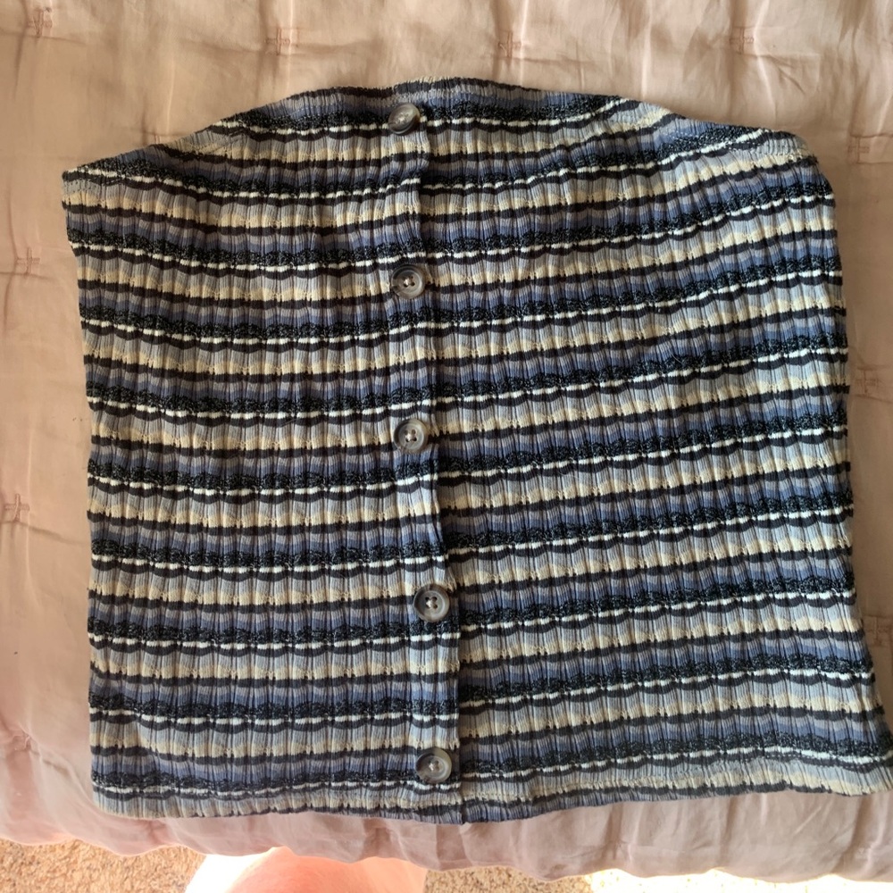 American Eagle Striped tube top
